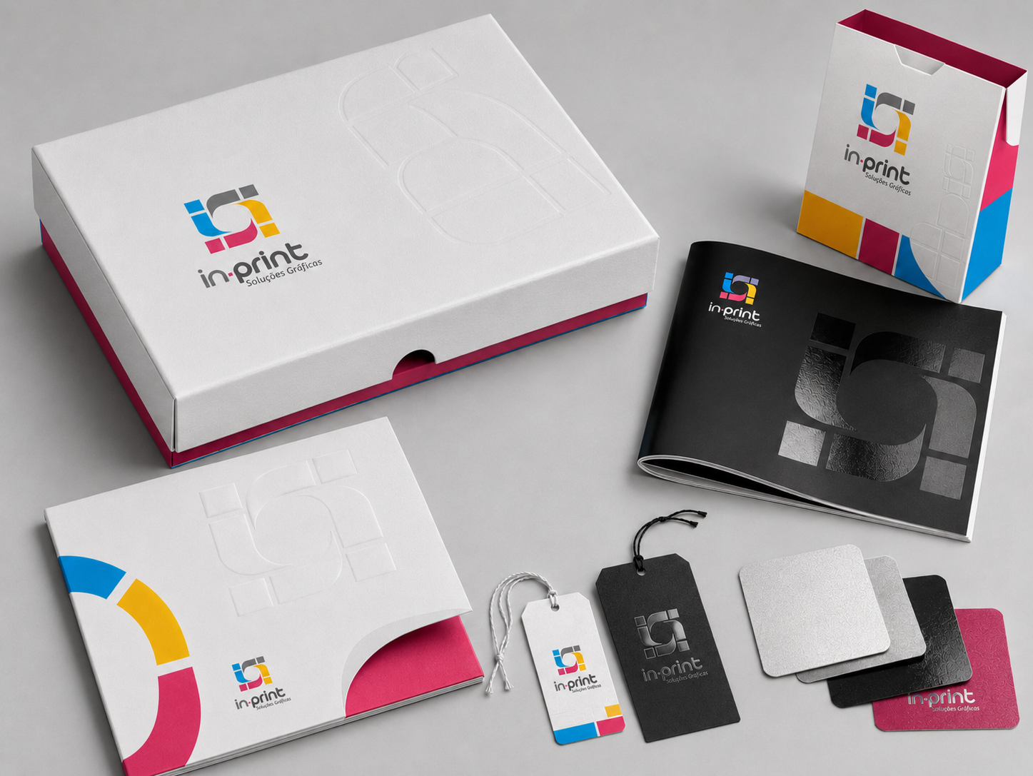 Materiais gráficos com acabamentos especiais da InPrint